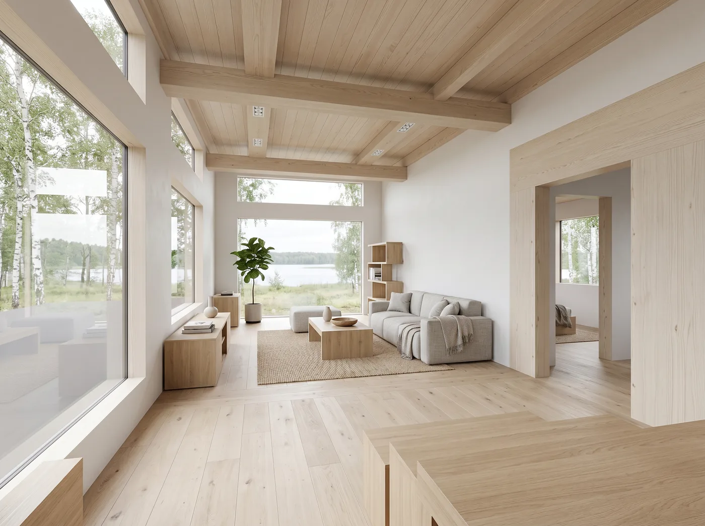 Interior space, Scandinavian — AI render