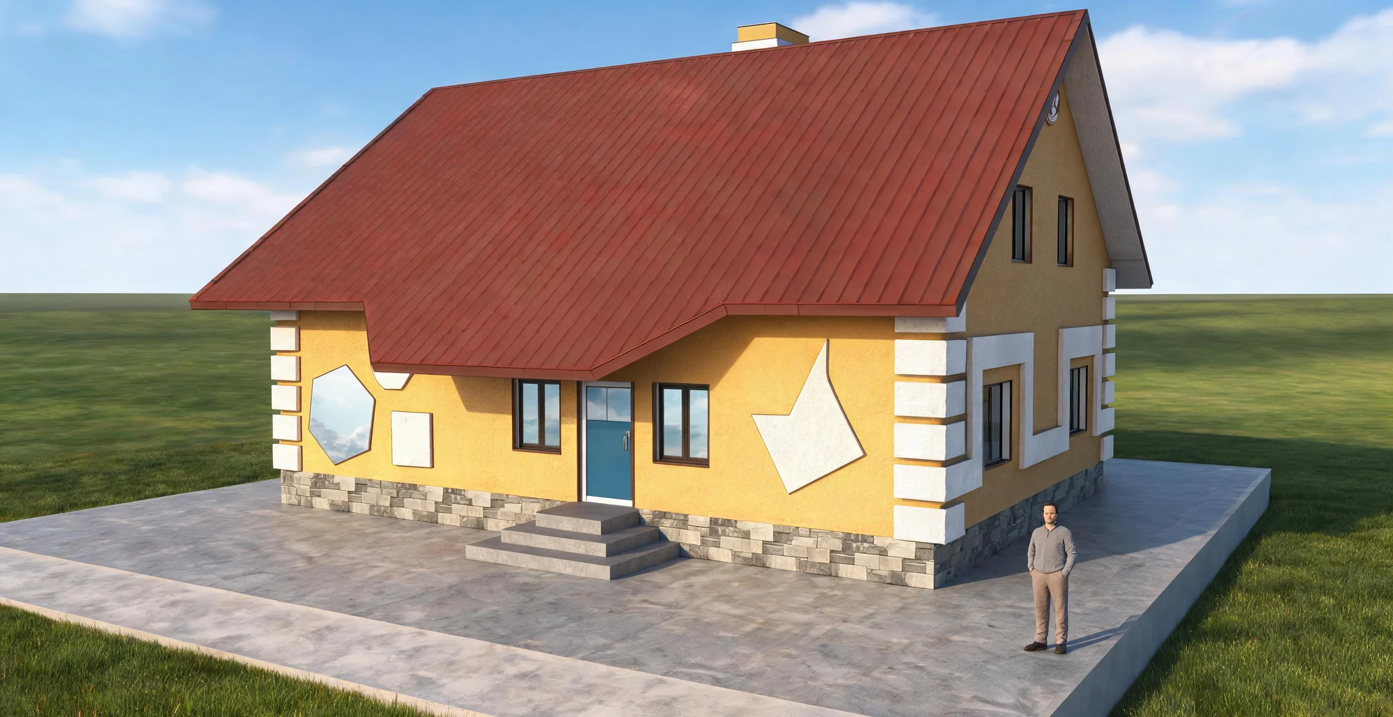 Example render — AI render